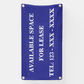 Beschikbare ruimte te huur Aanpasbaar Spandoek (Verticaal)