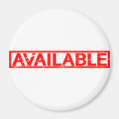 Beschikbare Stempel Magneet (Voorkant)