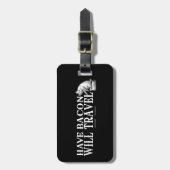 beschikken over Bacon Will Bagagelabel (Voorkant verticaal)