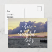 beschikken over een prachtige dagfotokaart briefkaart (Voorkant / Achterkant)