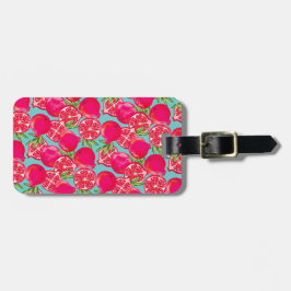 beschilderd Bagagelabel van granaatappel