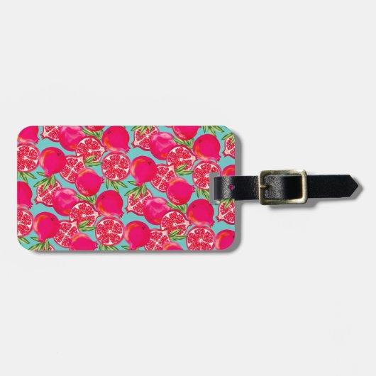 beschilderd Bagagelabel van granaatappel (Voorkant horizontaal)