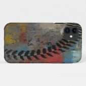 beschilderd baseball hoesje voor iphone (Achterkant (horizontaal))