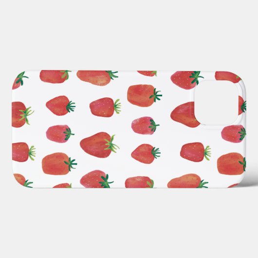 Beschilderde aardbeien Case-Mate iPhone case (Achterkant (horizontaal))