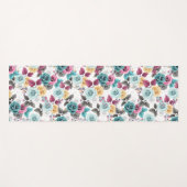beschilderde bloemblaadjes yogamat (Voorkant (horizontaal))