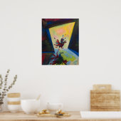 beschilderde kip poster (Keuken)