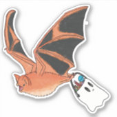 beschilderde knuppel sticker (Voorkant)