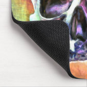 Beschilderde schedel. Gepersonaliseerd Muismat (Hoek)