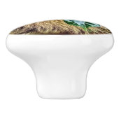 beschilderde sleuf keramische knop (Zijkant)