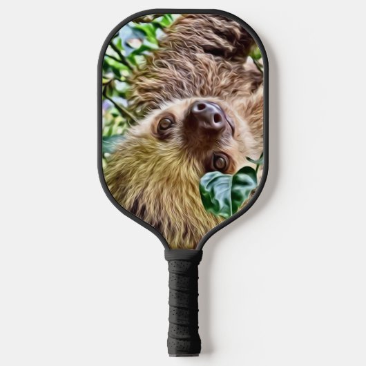 beschilderde sleuf pickleball paddle (Voorkant)