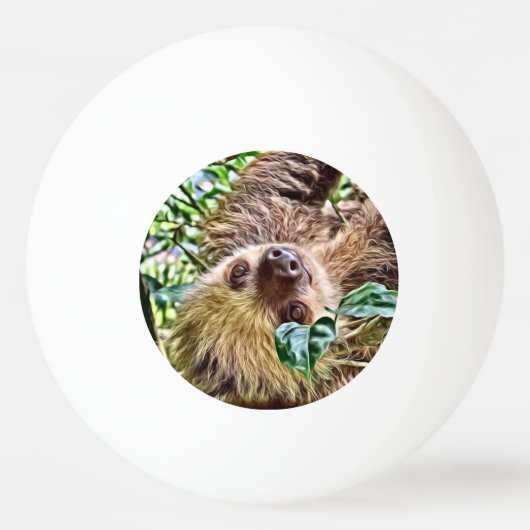 beschilderde sleuf pingpongbal (Voorkant)