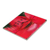 Beschouw de lelies van de veldbijbel vers tegeltje (Zijkant)