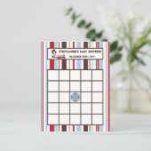 Beschrijfbare Bingo Kaart Nojo brandweerauto (Staand voorkant)