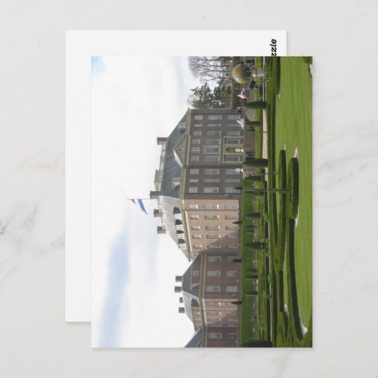Beschrijving Apeldoorn , het Nederlandse Palais He Briefkaart (Voorkant / Achterkant)