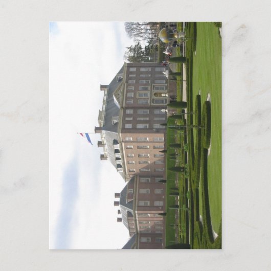 Beschrijving Apeldoorn , het Nederlandse Palais He Briefkaart (Voorkant)