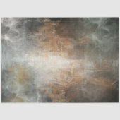 Beschrijving Faux Copper Metallic Grey Textured Tissuepapier (Voorkant)