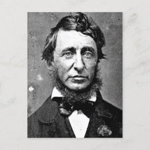 Beschrijving Henry David Thoreau (1817-1862) in Ju Briefkaart