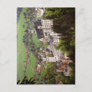 Beschrijving Het Neuschwanstein kasteel. Datum Aut Briefkaart