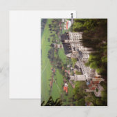 Beschrijving Het Neuschwanstein kasteel. Datum Aut Briefkaart (Voorkant / Achterkant)