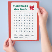 beschrijving Kerstwoord Zoeken en beantwoorden Sle Flyer (Hand)