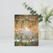 Beschrijving Last Judging - painted by Michelange Briefkaart (Staand voorkant)