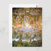 Beschrijving Last Judging - painted by Michelange Briefkaart (Voorkant / Achterkant)