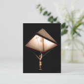 Beschrijving Leonardo da Vinci schetste een parach Briefkaart (Staand voorkant)