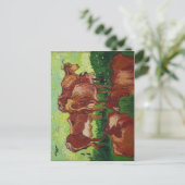 Beschrijving Les vaches de Van Gogh au Palais des  Briefkaart (Staand voorkant)