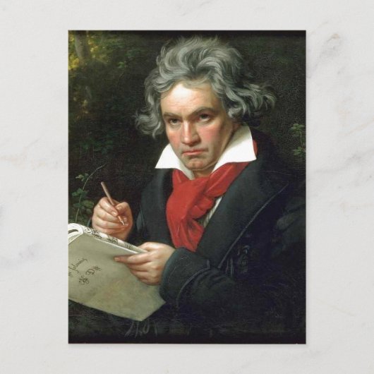 Beschrijving Ludwig van Beethoven (17701827) auf e Briefkaart (Voorkant)