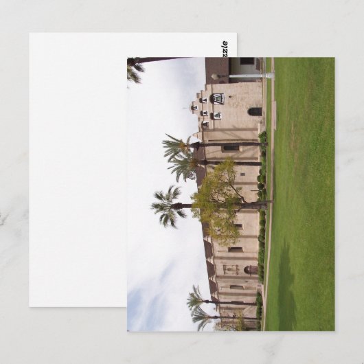 Beschrijving Mission San Gabriel Arcangel in San G Briefkaart (Voorkant / Achterkant)