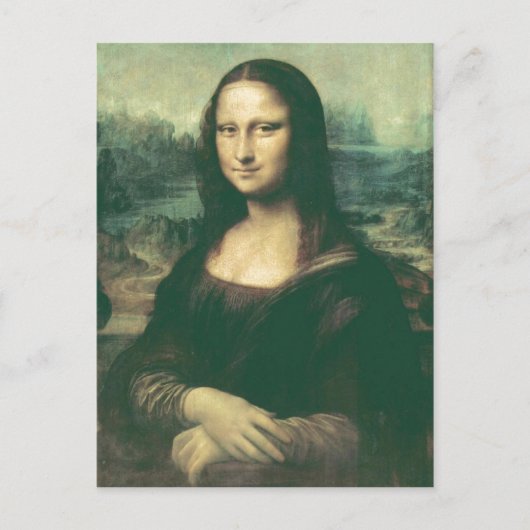 Beschrijving Mona Lisa Afbeelding is gewijzigd voo Briefkaart (Voorkant)