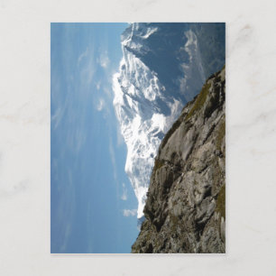 Beschrijving Mont Blanc en Dome du Gouter foto op Briefkaart