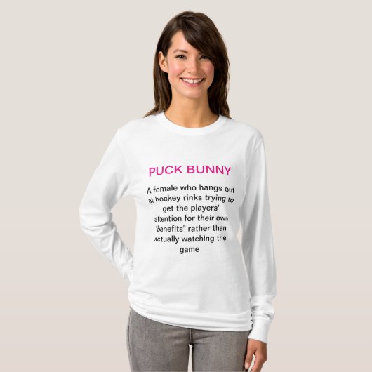 Beschrijving Puck Bunny T-shirt (Voorkant volledig)