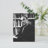 Beschrijving Ralph Ellison, auteur en schrijfster Briefkaart (Staand voorkant)