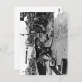 Beschrijving Schade aan Vierde Avenue, en:Anchorag Briefkaart (Voorkant / Achterkant)