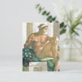 Beschrijving van de fresco, geschilderd door Miche Briefkaart (Staand voorkant)