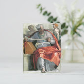 Beschrijving van de fresco, geschilderd door Miche Briefkaart (Staand voorkant)