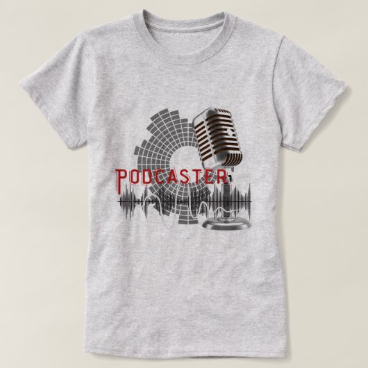 Beschrijving van de poocaster-taak t-shirt (Design voorkant)