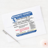 Beschrijving van de rechthoekige koffiezetsticker vierkante sticker (Envelop)