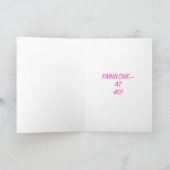 BESCHRIJVING VAN EEN 40-JARIGE KAART (Binnen)