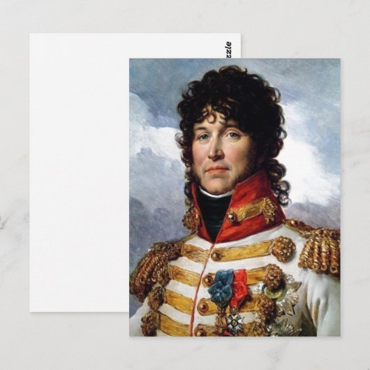 Beschrijving van het portret van Joachim Murat Briefkaart (Voorkant / Achterkant)