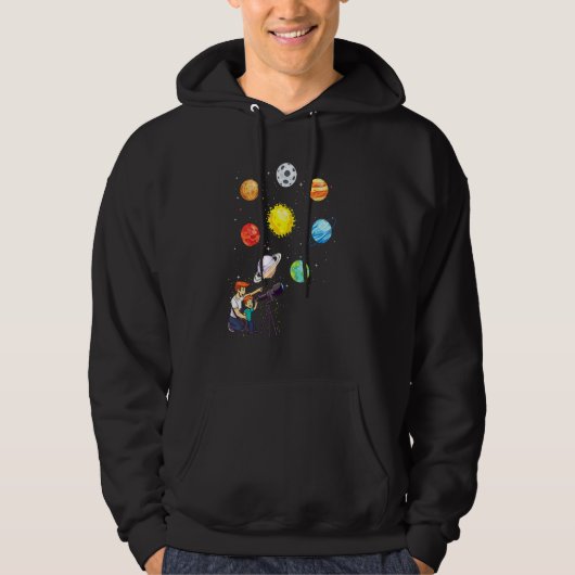 Beschrijving van Planeten Sun Hoodie (Voorkant)