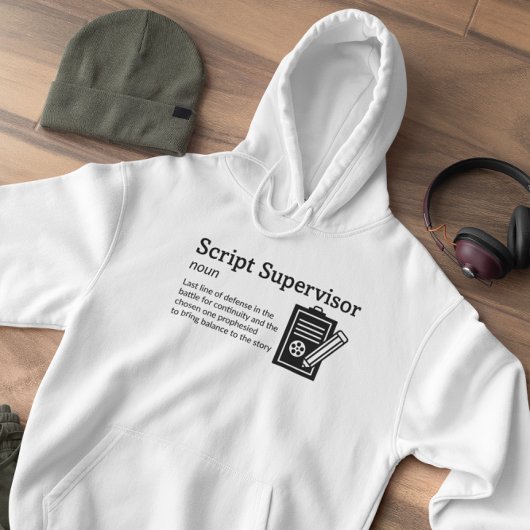 Beschrijving van scriptsupervisor - Lichtmodus - F Hoodie