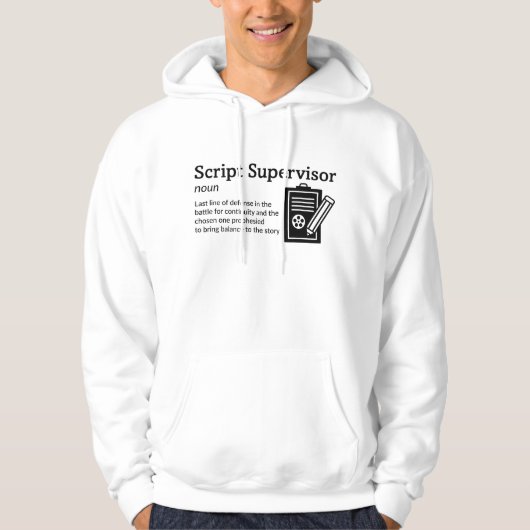 Beschrijving van scriptsupervisor - Lichtmodus - F Hoodie (Voorkant)