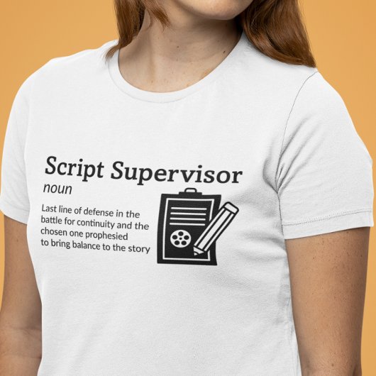 Beschrijving van scriptsupervisor - Lichtmodus - F T-shirt