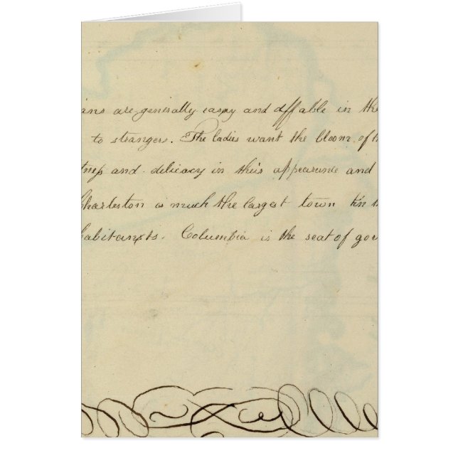 Beschrijving van South Carolina (Voorkant)