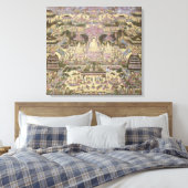 Beschrijving van Spirituele en materiële werelden Canvas Afdruk (Insitu (Slaapkamer))
