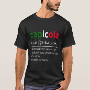 Beschrijving vlag Capicola Gabagool T-shirt