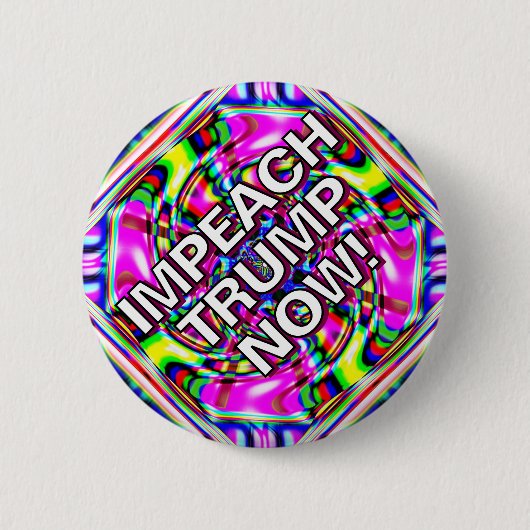 BESCHULDIG TRUMP NU! RONDE BUTTON 5,7 CM (Voorkant)
