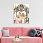 beschut canvas afdruk (Insitu (Woonkamer))
